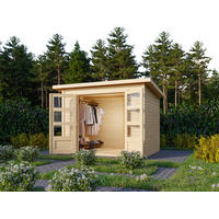 Karibu Gartenhaus Joschka 3 natur B/H/L: ca. 186x167x246 cm Joschka 3 - natur (246,00/186,00/167,00cm) - Karibu