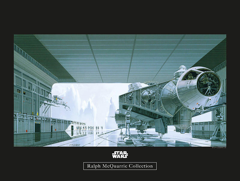 Komar Poster Star Wars Classic RMQ Hangar Shuttl Star Wars - Classic B/L: c günstig online kaufen