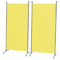 Grasekamp Doppelpack Stellwand gelb Polyester-Mischgewebe B/H: ca. 85x180 cm Doppelpack_Stellwand - gelb (85,00/180,00cm) - Grasekamp