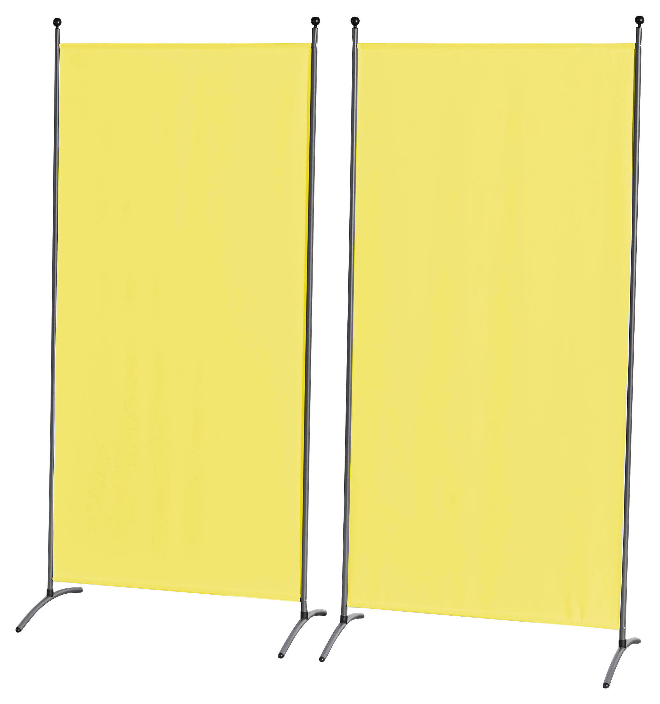 Grasekamp Doppelpack Stellwand gelb Polyester-Mischgewebe B/H: ca. 85x180 cm