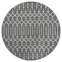 Sanat Teppich anthrazit B/L: ca. 120x120 cm Teppich_Boho_8203_120x120 - anthrazit (120,00/120,00cm) - Sanat