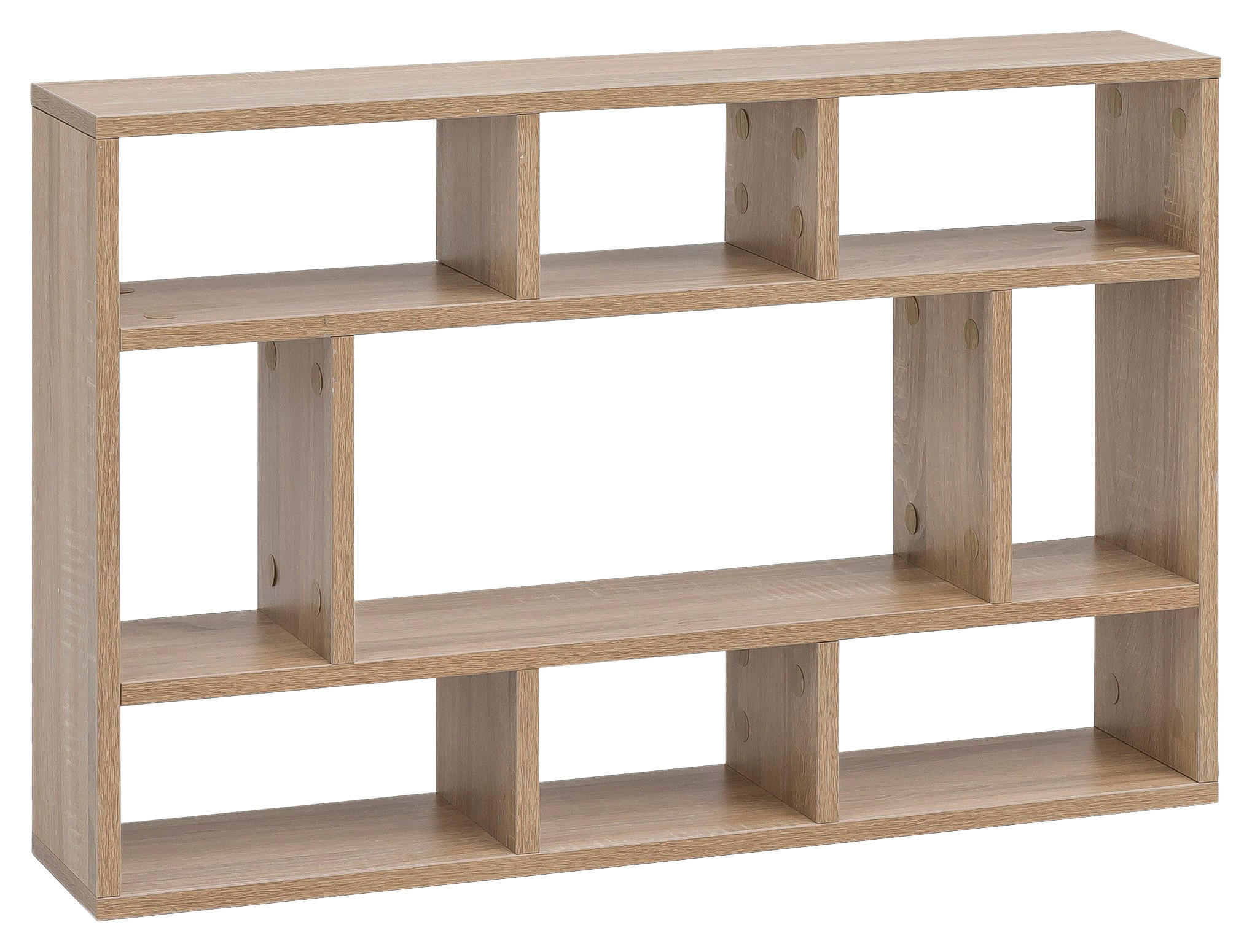 Wandregal Eiche Sonoma Nachbildung B/H/T: ca. 75x51x16 cm Wandregal - Eiche (75,00/51,00/16,00cm) - Wohnling