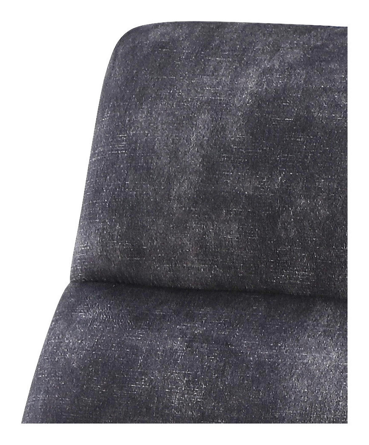 Stuhl Daniel anthrazit Microfaser B/H/T: ca. 45x94x60 cm Daniel - schwarz/anthrazit (45,00/94,00/60,00cm)