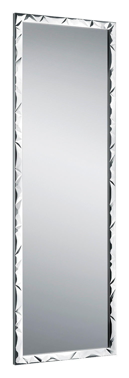 Mirrors&More Rahmenspiegel HANNI silber Optik B/H/T: ca. 50x150x2,5 cm HANNI - silber (50,00/150,00/2,50cm) - Mirrors&More