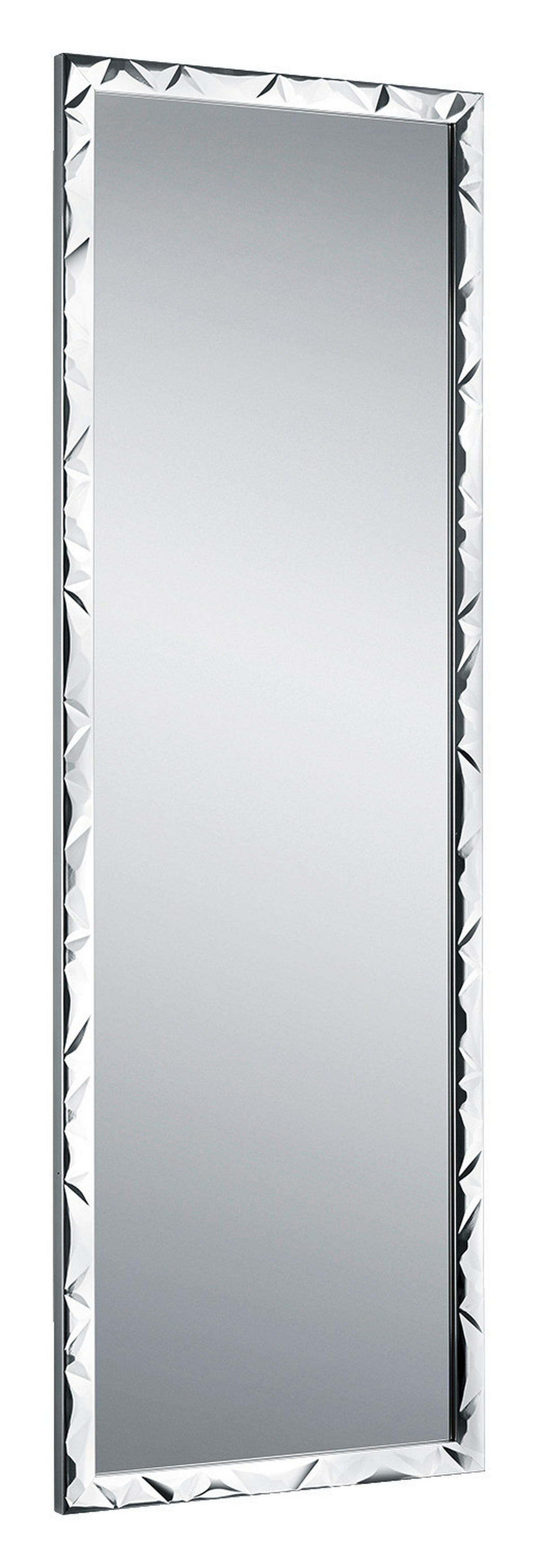 Mirrors&More Rahmenspiegel HANNI silber Optik B/H/T: ca. 50x150x2,5 cm HANNI - silber (50,00/150,00/2,50cm) - Mirrors&More