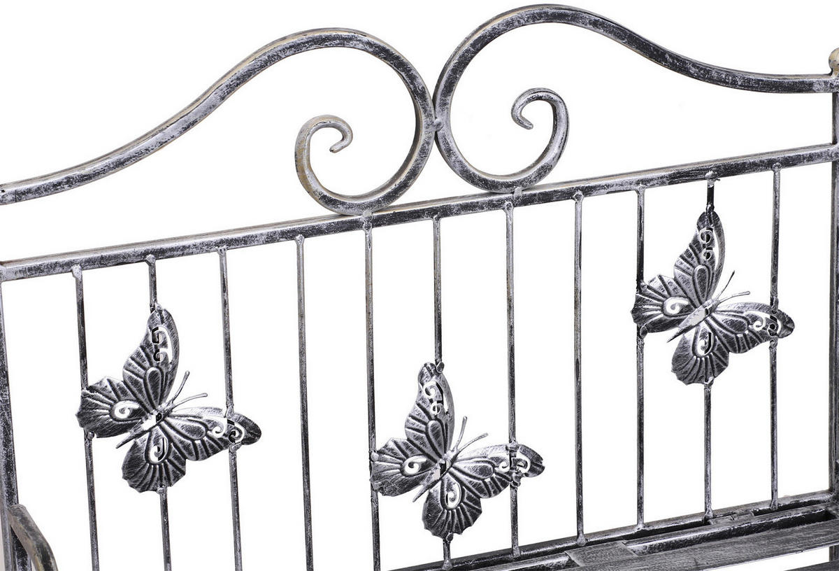 Outsunny Pflanzregal Silbergrau Metall B/H/L: ca. 25x96x44 cm Pflanzregal mit 3 Ebenen - Silbergrau (44,00/25,00/96,00cm) - Outsunny