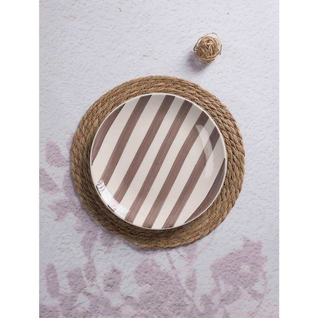 Thumbnail - Teller braun Keramik H/D: ca. 2,3x19 cm