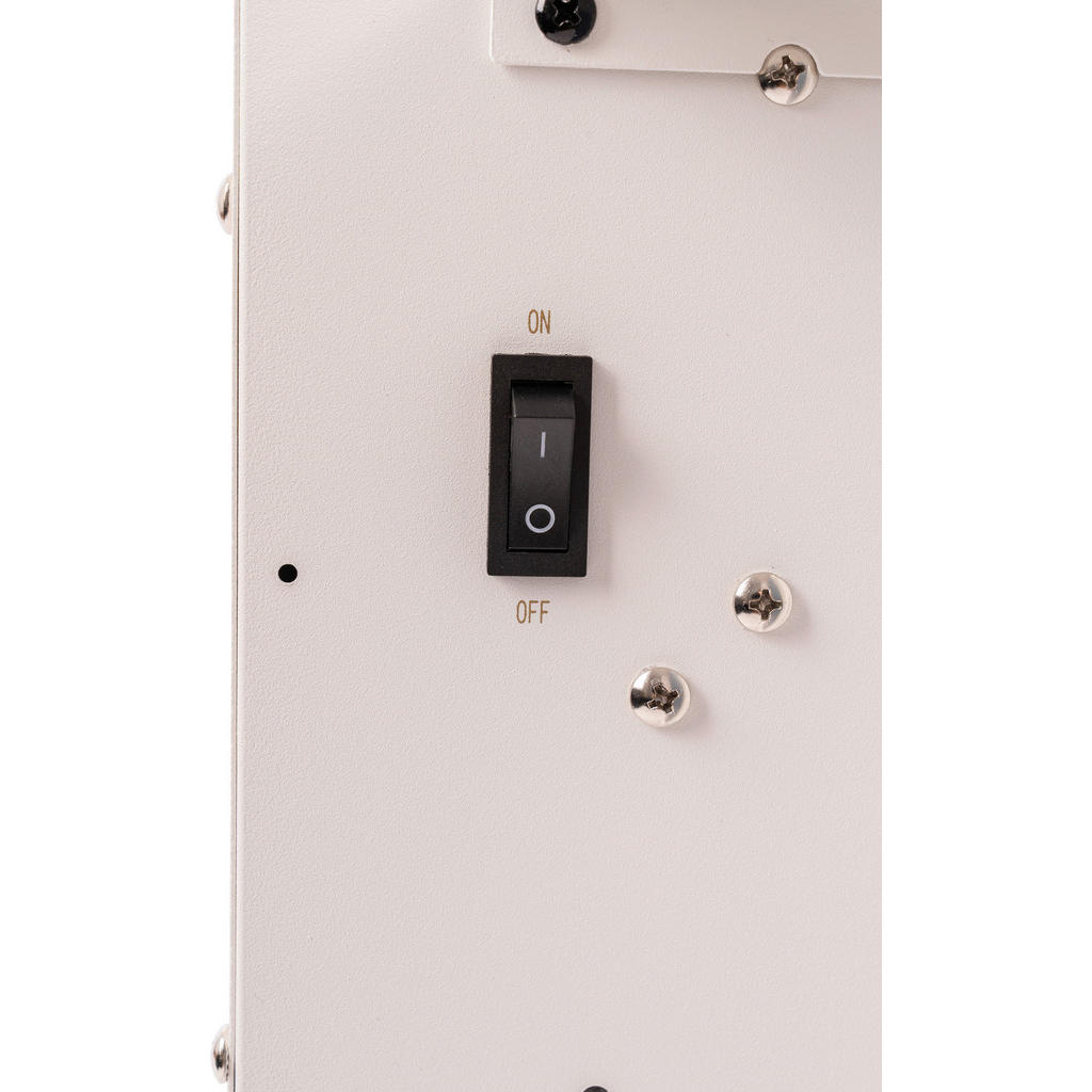 Thumbnail - Elektrischer-Kamin KJETIL B990908 weiß Eisen Glas B/H/T: ca. 128x61x26 cm ca. 1500 W