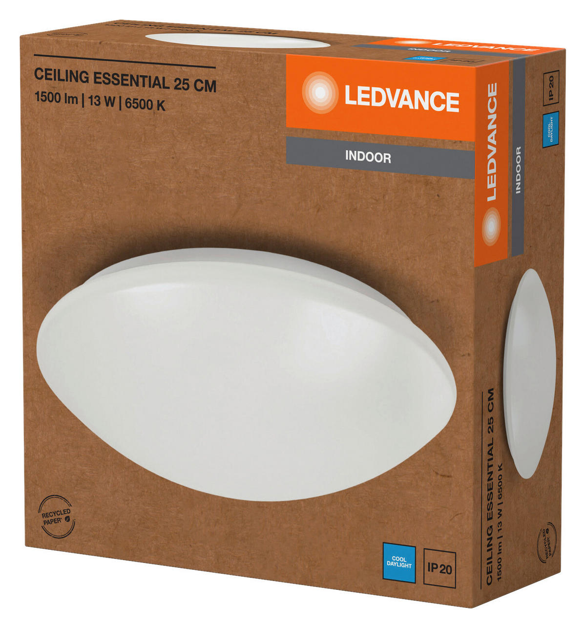 LEDVANCE Deckenleuchte weiß Kunststoff LED-Deckenleuchte_Essential - weiß - LEDVANCE