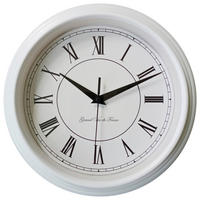 Mebus Wanduhr weiß B/H/L: ca. 5,5x25x25 cm Wanduhr_Quarz - weiß (25,00/5,50/25,00cm) - Mebus