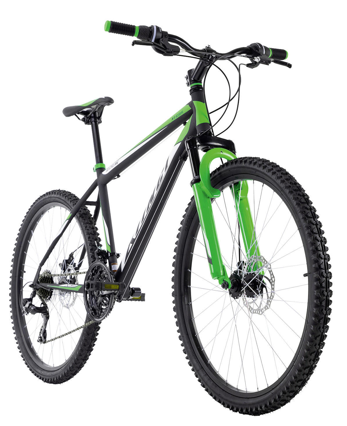 KS-Cycling Mountain-Bike Hardtail Xtinct grün Xtinct - schwarz/grün (46,00cm) - KS-Cycling