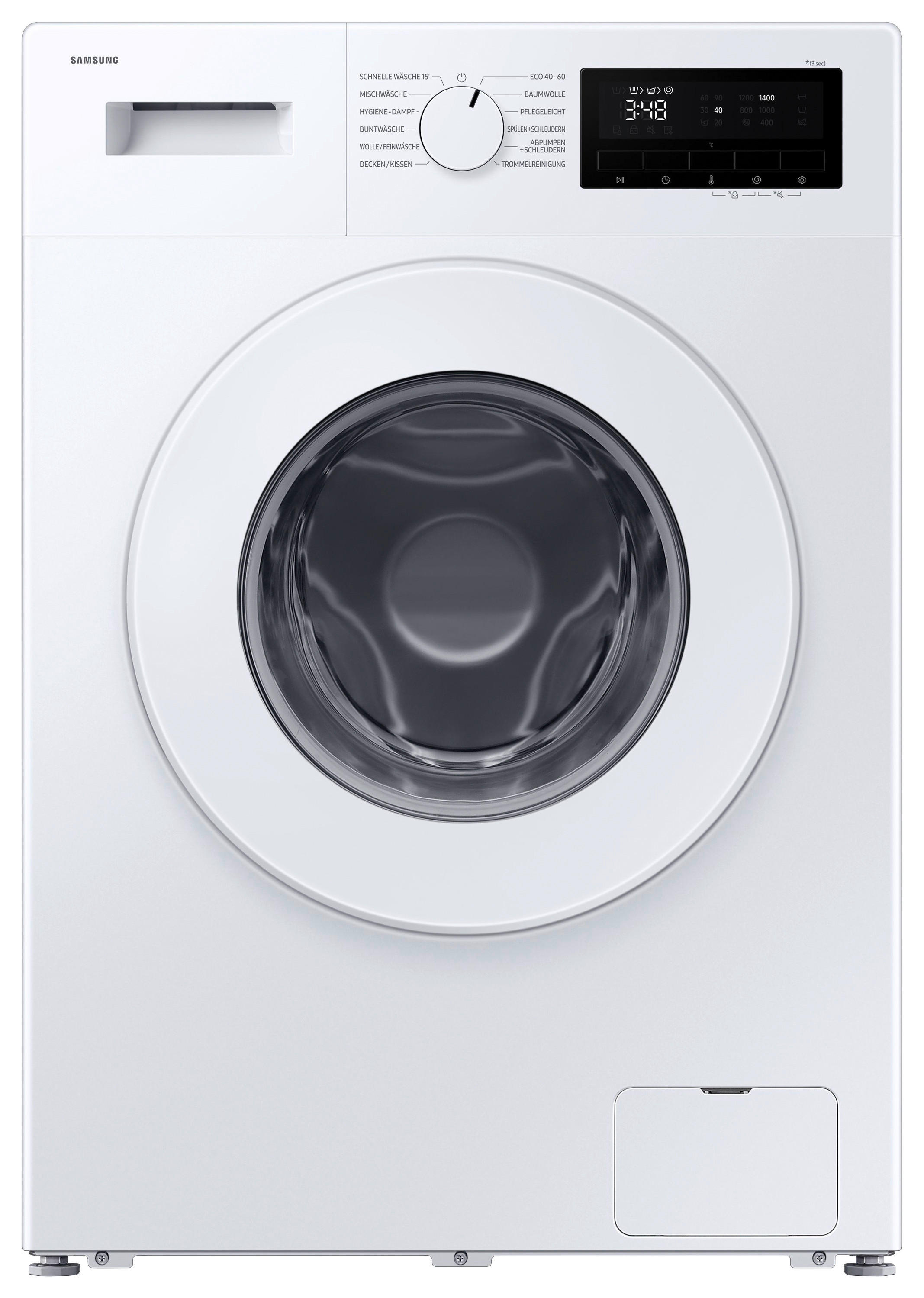 Samsung Waschmaschine WW90FG3M05TWEG weiß B/H/T: ca. 60x85x52 cm Waschmaschine WW90FG3M05TWEG - weiß (60,00/85,00/52,00cm) - Samsung