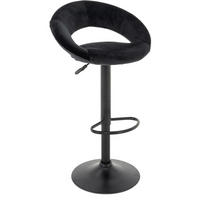 Barhocker FM-120-1 schwarz Samt B/H/T: ca. 56x103x50 cm FM-120-1 - schwarz (56,00/103,00/50,00cm)