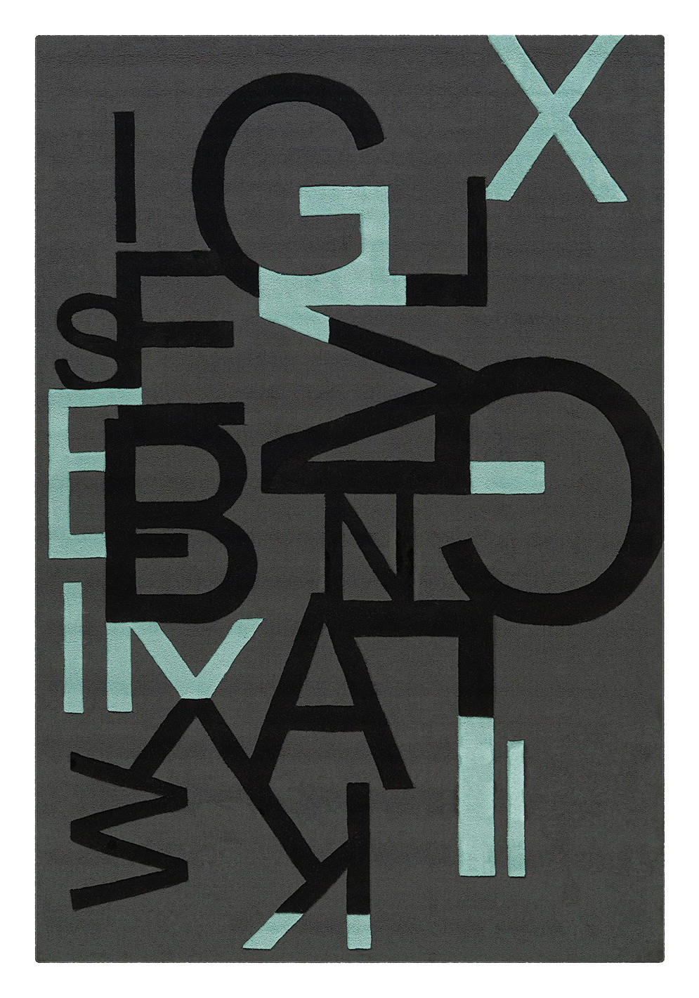 Arte Espina Kurzflorteppich Sam 4161 schwarz B/L: ca. 170x240 cm Sam 4161 - schwarz/grau (170,00/240,00cm) - Arte Espina