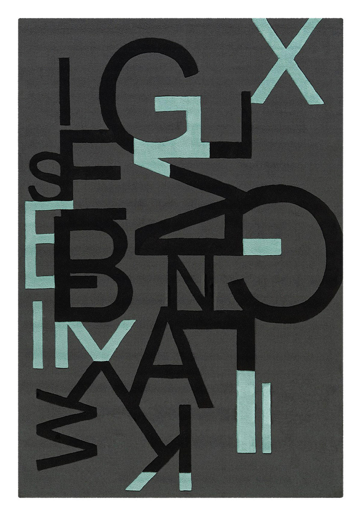 Arte Espina Kurzflorteppich Sam 4161 schwarz B/L: ca. 170x240 cm Sam 4161 - schwarz/grau (170,00/240,00cm) - Arte Espina