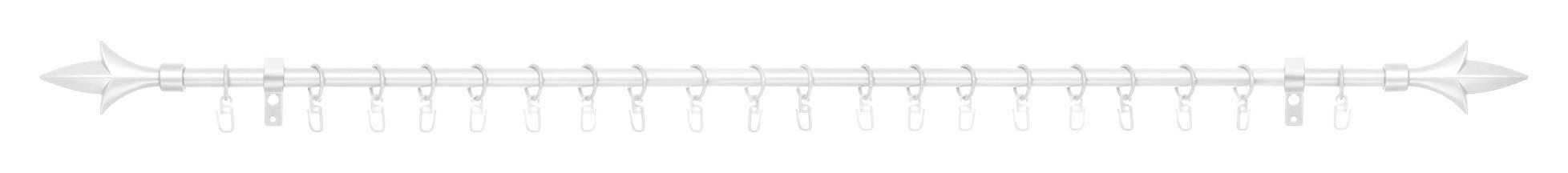 Gardinenstange Lilie Lilie - silber (0,16cm) - LICHTBLICK
