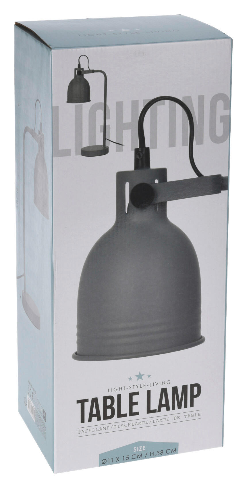 Tischlampe Tischlampe - anthrazit