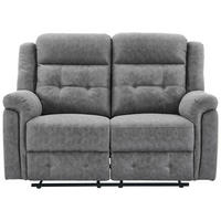 Sofa Philip grau Microfaser B/H/T: ca. 151x103x95 cm Philip - schwarz/grau (151,00/103,00/95,00cm)