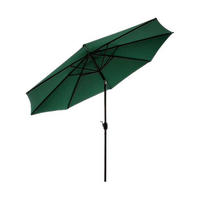 VCM Sonnenschirm grün Stahlrohr D: ca. 290 cm Sonnenschirm_2,90m - grün (290,00cm) - VCM