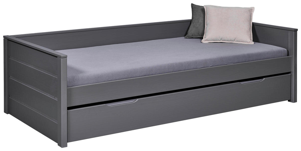 Funktionsbett DREAM THE FUTURE grau DREAM THE FUTURE - grau (208,40/60,00/98,20cm) - Inter Link