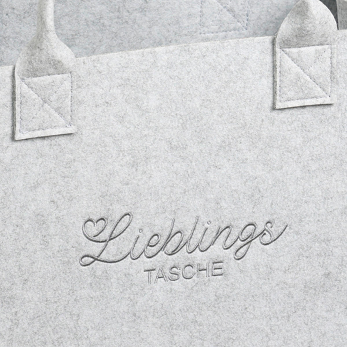 Kesper Tasche Filz grau Polyester B/H/L: ca. 25x34x50 cm Tasche_Filz - grau (50,00/25,00/34,00cm) - Kesper