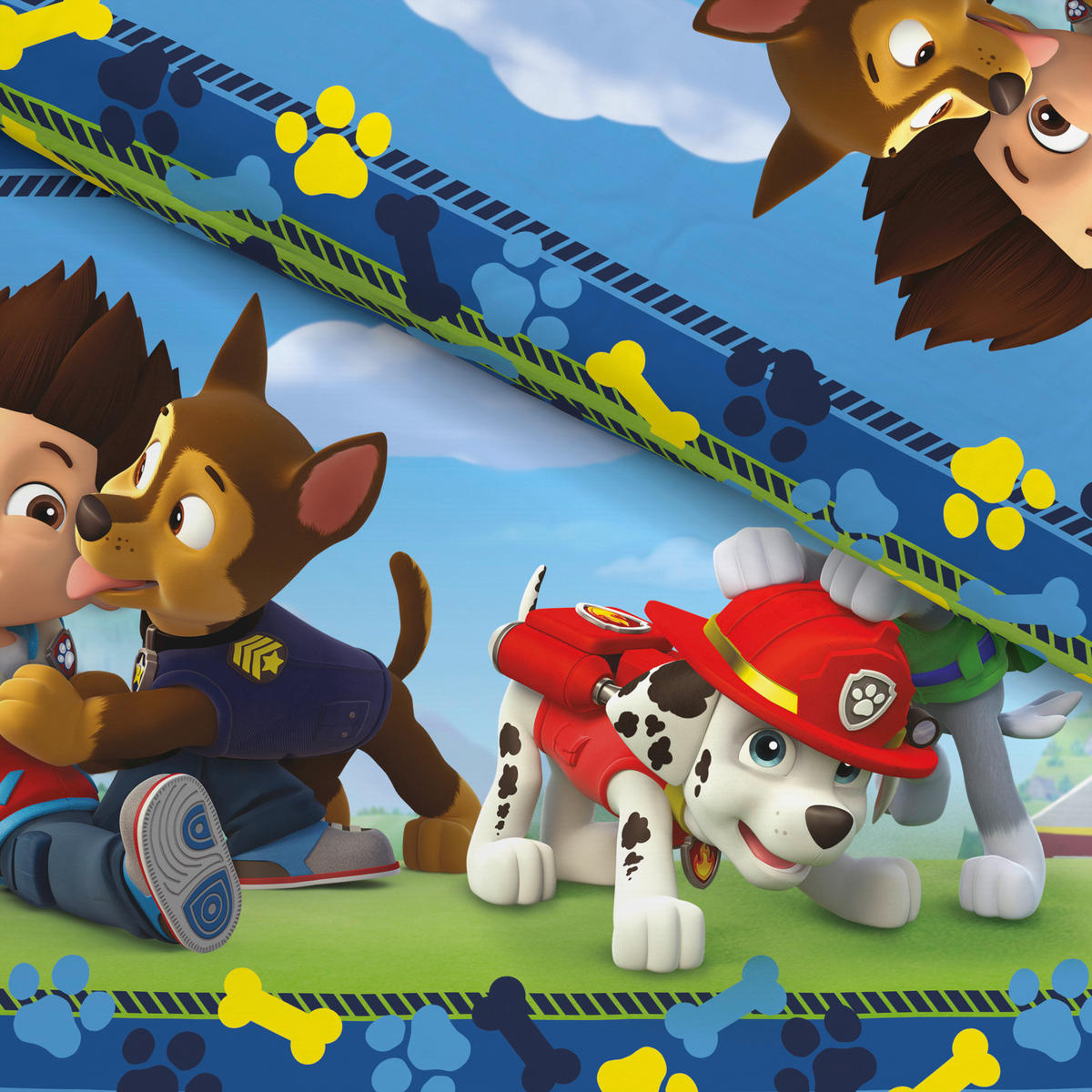 Microfaser Bettwäsche Paw Patrol Paw Patrol - blau (135,00/200,00cm)
