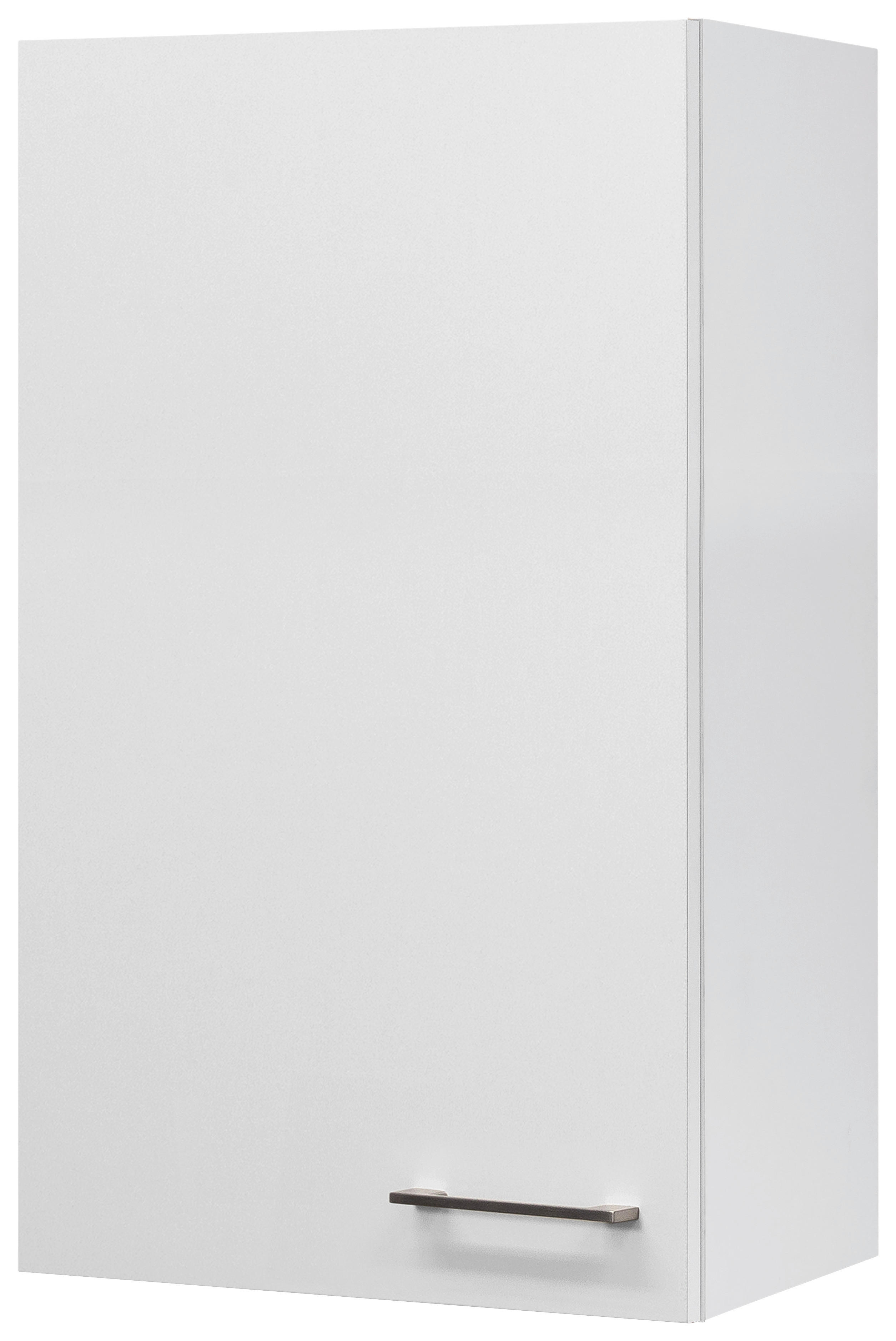 Hängeschrank Vita weiß matt B/H/T: ca. 50x89x32 cm Vita - weiß/Edelstahl (50,00/89,00/32,00cm) - Flex-Well