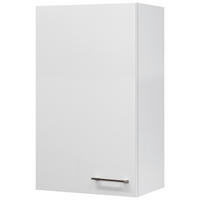 Hängeschrank Vita weiß matt B/H/T: ca. 50x89x32 cm Vita - weiß/Edelstahl (50,00/89,00/32,00cm) - Flex-Well