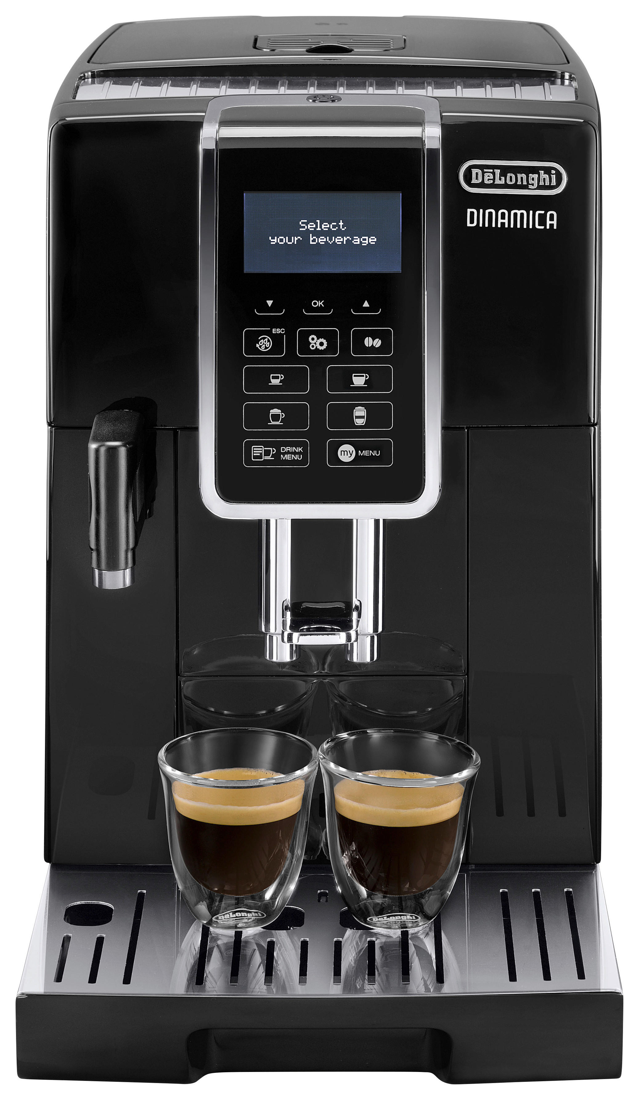 DeLonghi Kaffeevollautomat ECAM350.55.B schwarz Kunststoff B/H/T: ca. 24x35x43 cm Kaffeevollautomat ECAM350.55.B - schwarz (24,00/35,00/43,00cm) - DeLonghi