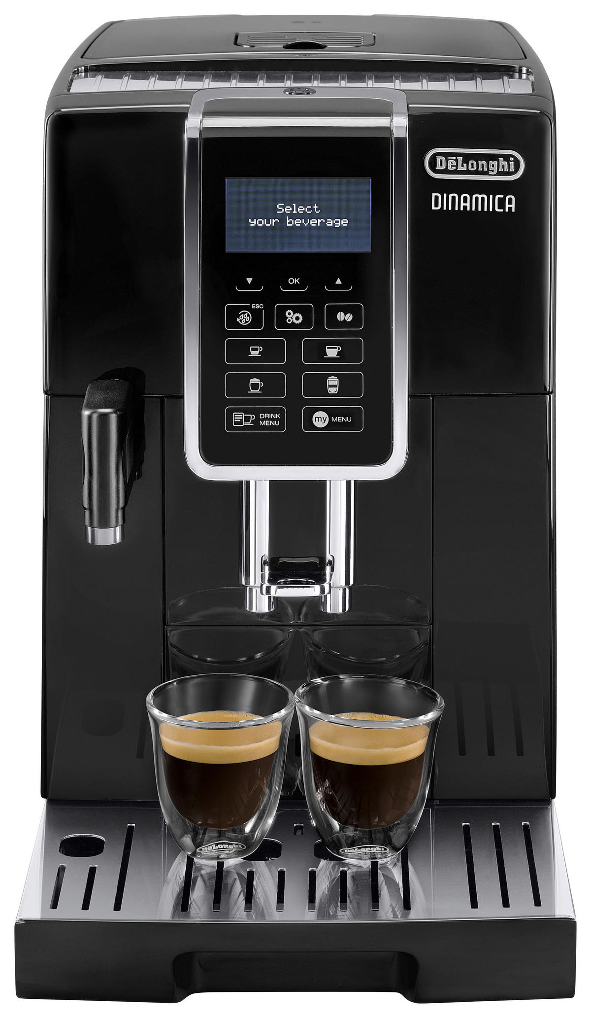 DeLonghi Kaffeevollautomat ECAM350.55.B schwarz Kunststoff B/H/T: ca. 24x35x43 cm Kaffeevollautomat ECAM350.55.B - schwarz (24,00/35,00/43,00cm) - DeLonghi