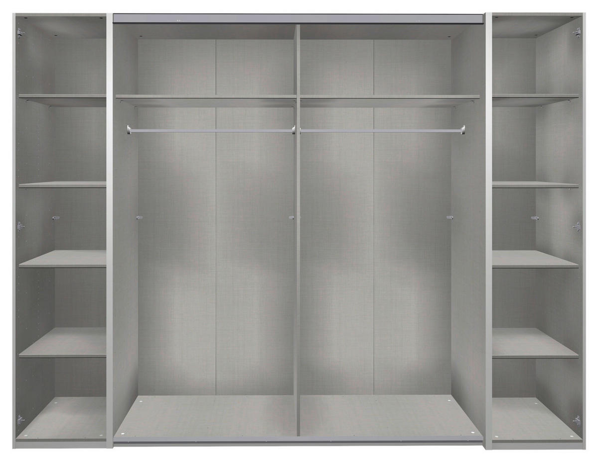 Kleiderschrank Kopenhagen dunkelgrau B/H/T: ca. 272x210x65 cm Kopenhagen - Graphit/dunkelgrau (272,00/210,00/65,00cm)