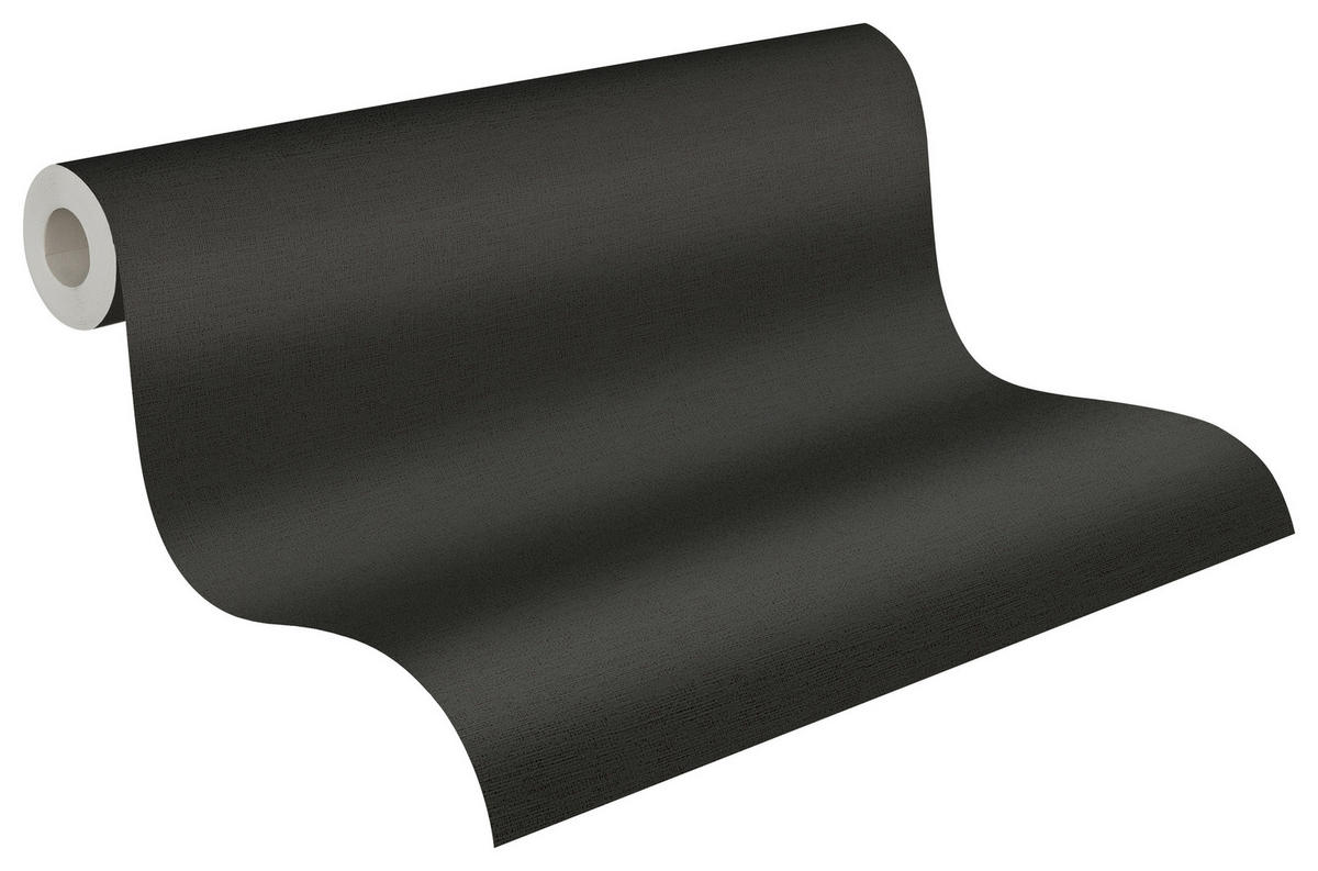 A.S.Creation Vliestapete schwarz B/H/D: ca. 53x1005x8,6 cm Vliestapete - schwarz (8,60/1005,00cm) - A.S.Creation