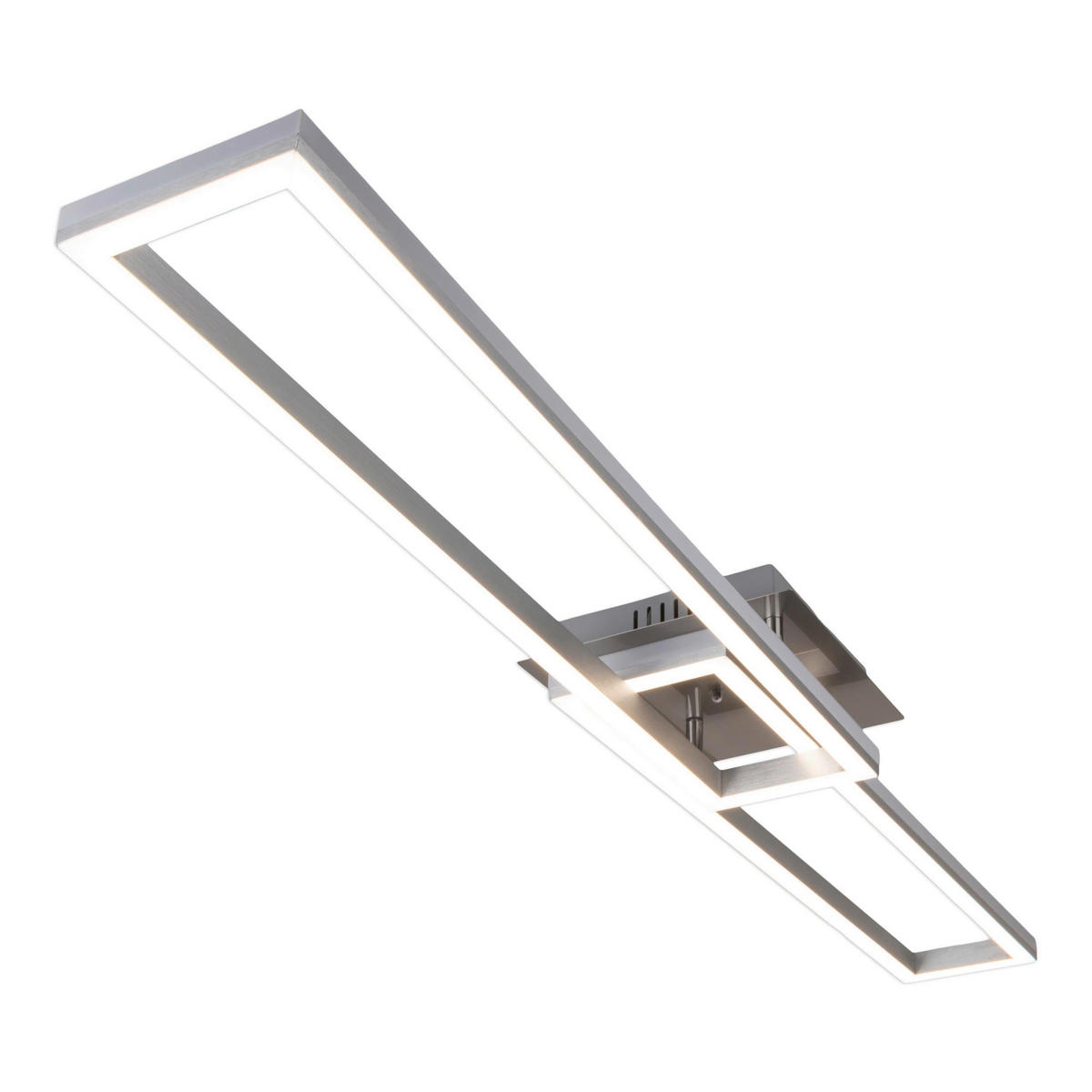 Näve Leuchten Deckenleuchte 1402960 Alu Kunststoff Metall B/H/T: ca. 20x8,5x115 cm null 4 Brennstellen Bantry - Alu (20,00/8,50/115,00cm) - Näve Leuchten