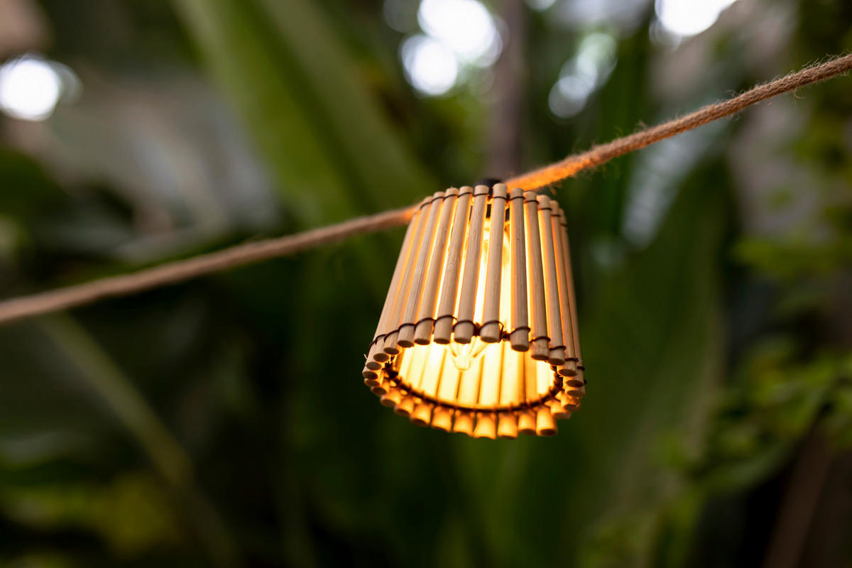 LED-Lichterkette braun B/H/L: ca. 8x7x800 cm OKINAWA - braun (800,00/8,00/7,00cm) - NewGarden
