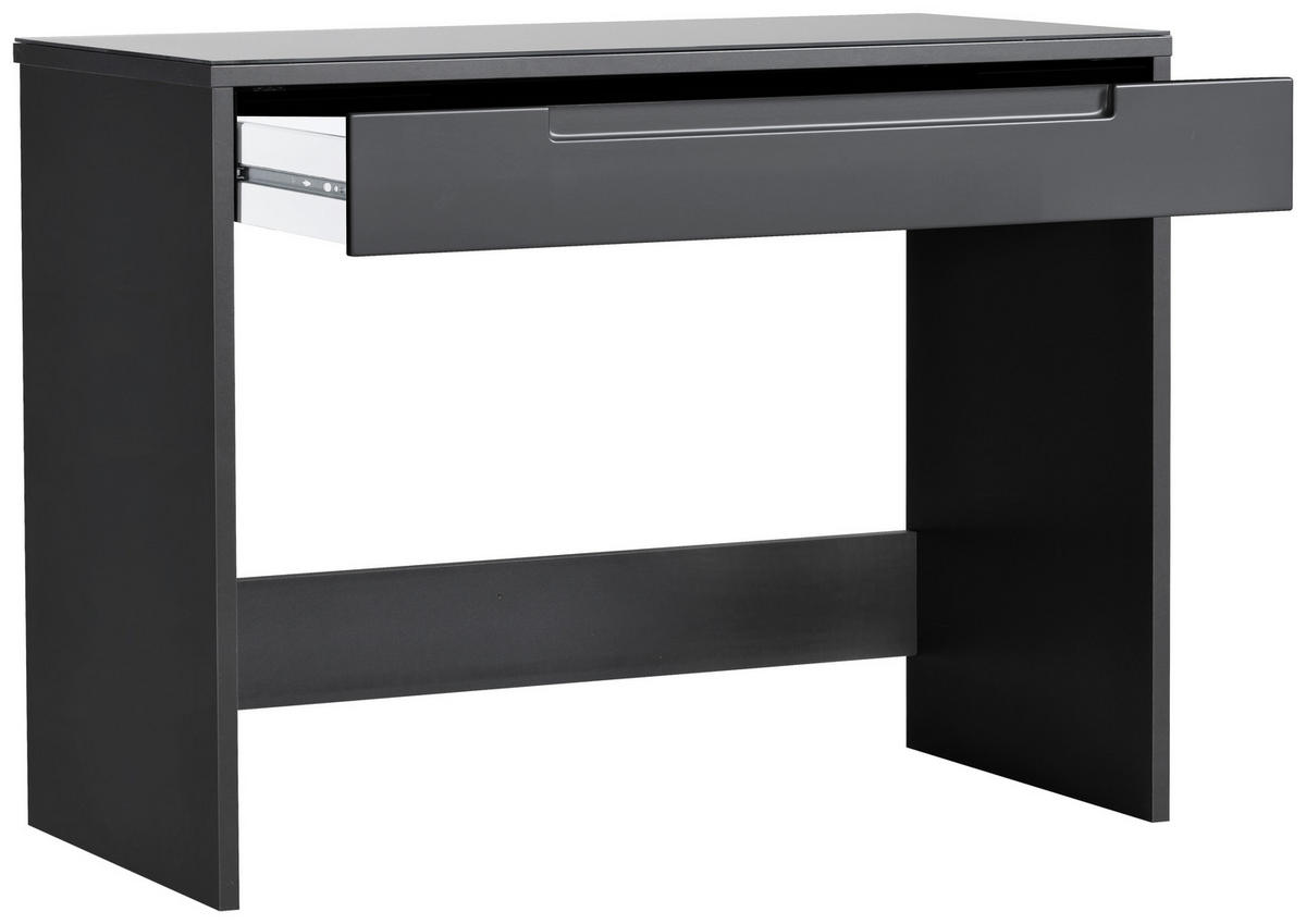 Schreibtisch Mailand anthrazit B/H/T: ca. 97x76x50 cm Mailand - anthrazit (97,00/76,00/50,00cm)