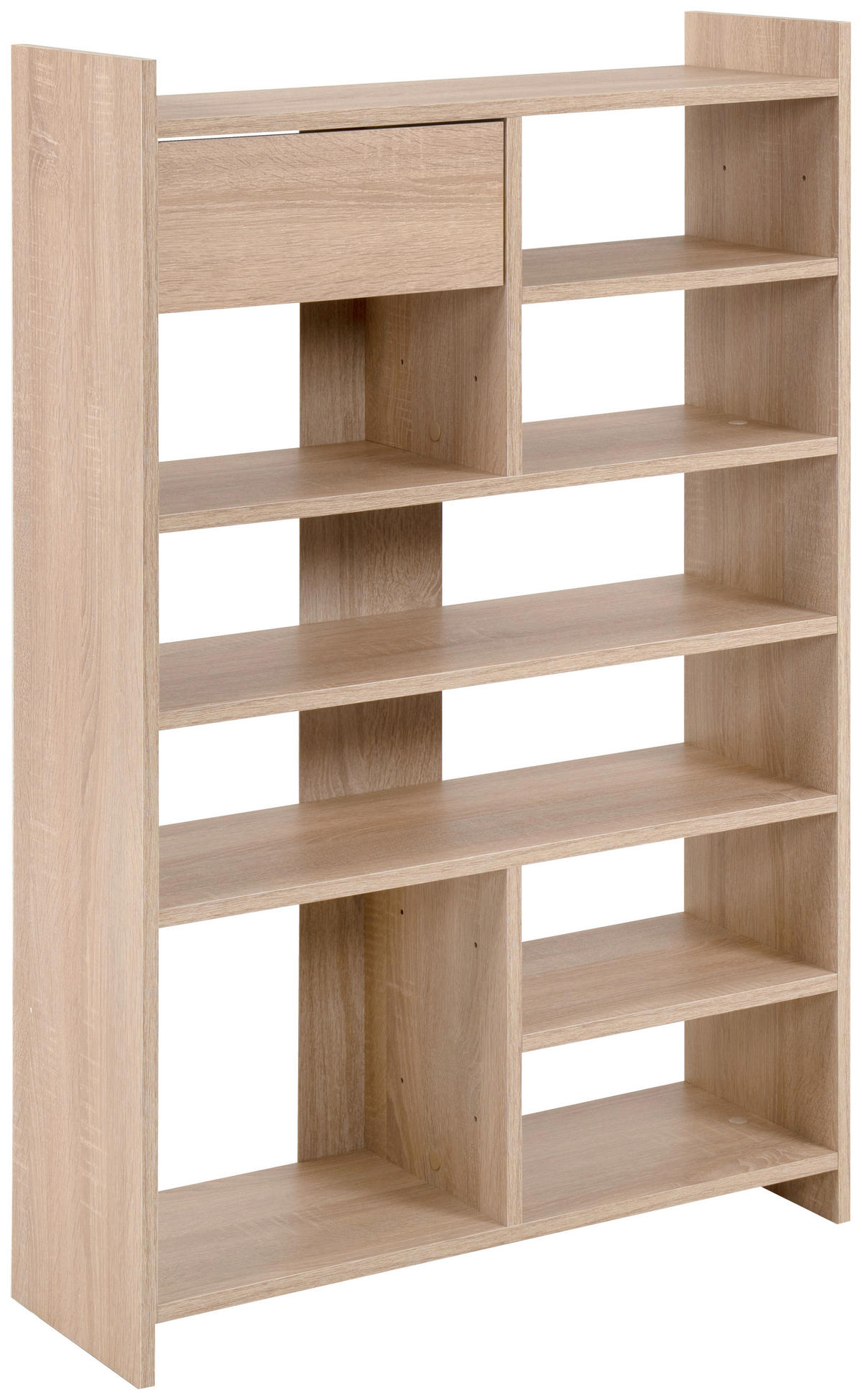 Regal Münster Eiche Sonoma Nachbildung B/H/T: ca. 72x109x25 cm Münster - Eiche (72,00/109,00/25,00cm)
