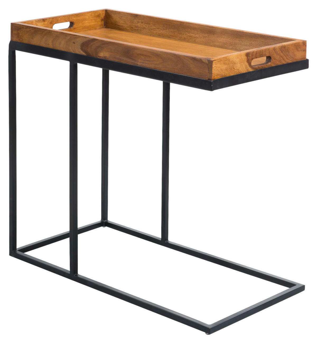 Beistelltisch rosenholz Nachbildung Holz B/H/T: ca. 70x65x34 cm Beistelltisch - rosenholz (70,00/65,00/34,00cm) - Wohnling