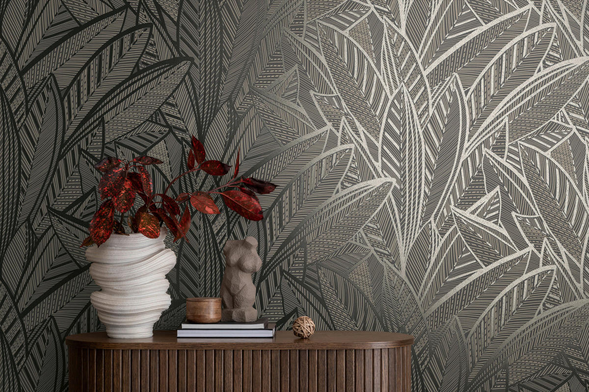 A.S.Création Vliestapete schwarz B/H/D: ca. 53x1005x9,7 cm Vliestapete - schwarz (9,70/1005,00cm) - A.S.Creation