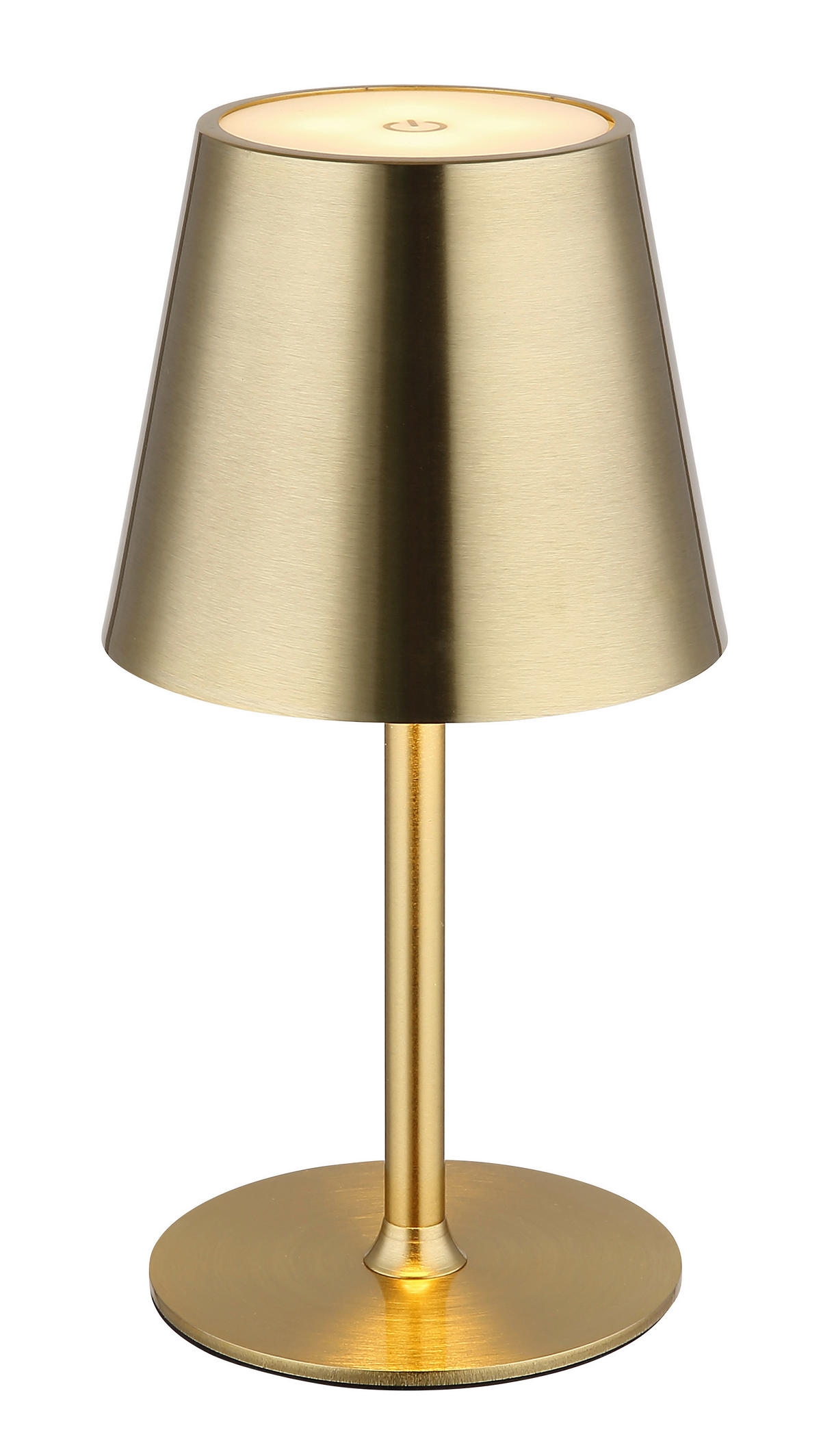 GLOBO LED-Tischleuchte VANNIE 58438M Opal messing Metall Kunststoff H/D: ca. 47x11,2 cm 1 Brennstellen VANNIE - messing/Opal (11,20/47,00cm) - GLOBO