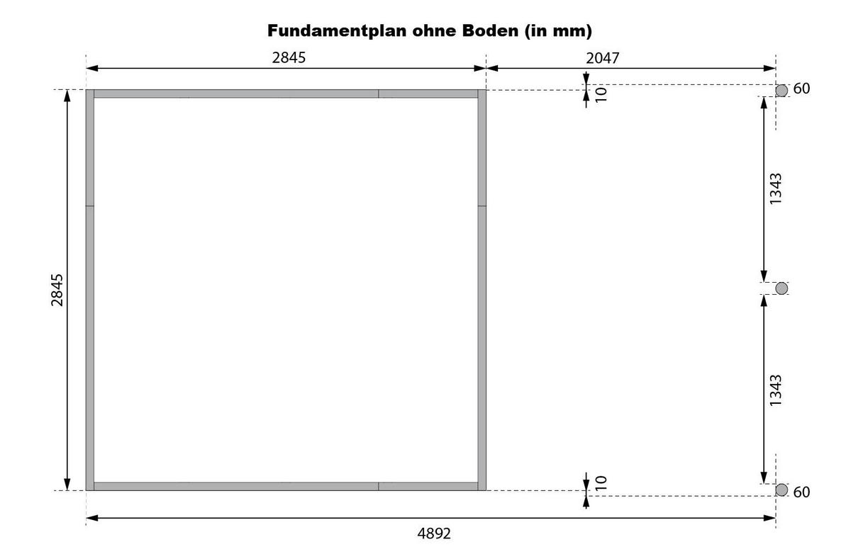 Karibu Gartenhaus Indra 3,5 anthrazit B/H/T: ca. 289x213x289 cm Indra 3,5 - anthrazit (289,00/213,00/289,00cm) - Karibu