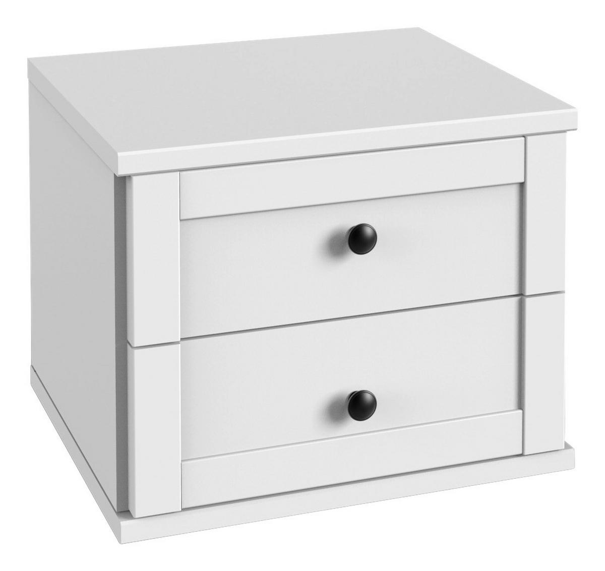 Nachtkonsole Filou Alpinweiß B/H/T: ca. 46x38x40 cm Filou - Alpinweiß (46,00/38,00/40,00cm)