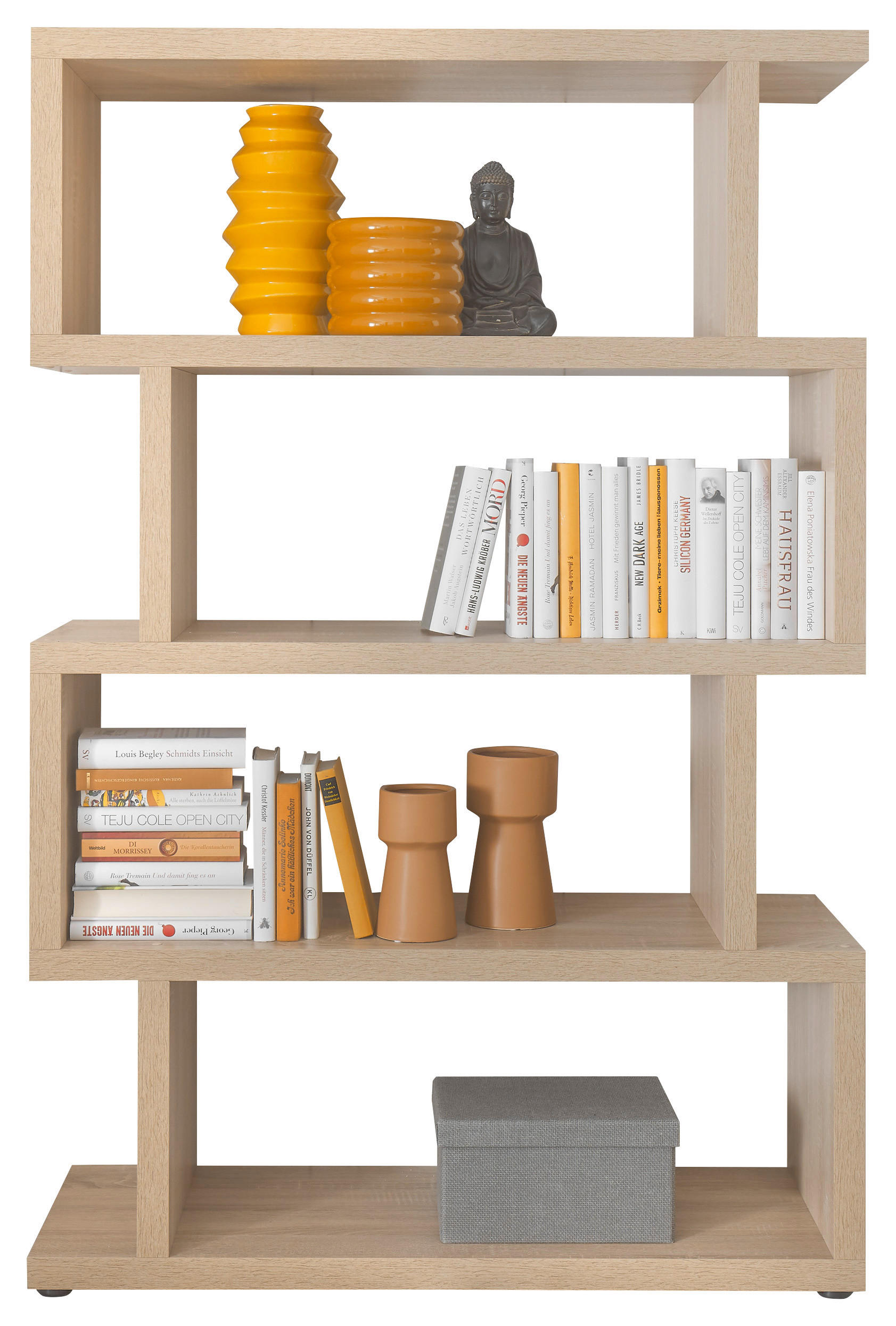 Standregal Style Eiche Sonoma Nachbildung B/H/T: ca. 100x152x38 cm Style - Eiche (100,00/152,00/38,00cm)