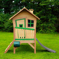 AXI Spielhaus Robin grau B/H/L: ca. 264x203x177 cm Robin - braun/grün (177,00/264,00/203,00cm) - AXI
