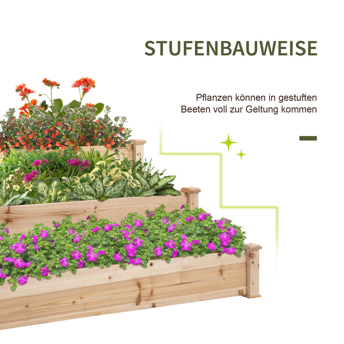 Outsunny Hochbeet Hochbeet 845-451 - Outsunny