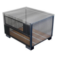 Grasekamp Abdeckung für Gitterbox transparent Kunststoff B/H/L: ca. 85x95x125 cm Abdeckung_Gitterbox - transparent (125,00/85,00/95,00cm) - Grasekamp