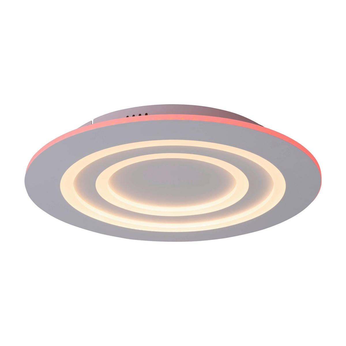 Näve Leuchten LED-Deckenleuchte weiß Metall Kunststoff B/H/T/D: ca. 50x6x50x50 cm MIREL - weiß (50,00/6,00/50,00cm) - Näve Leuchten