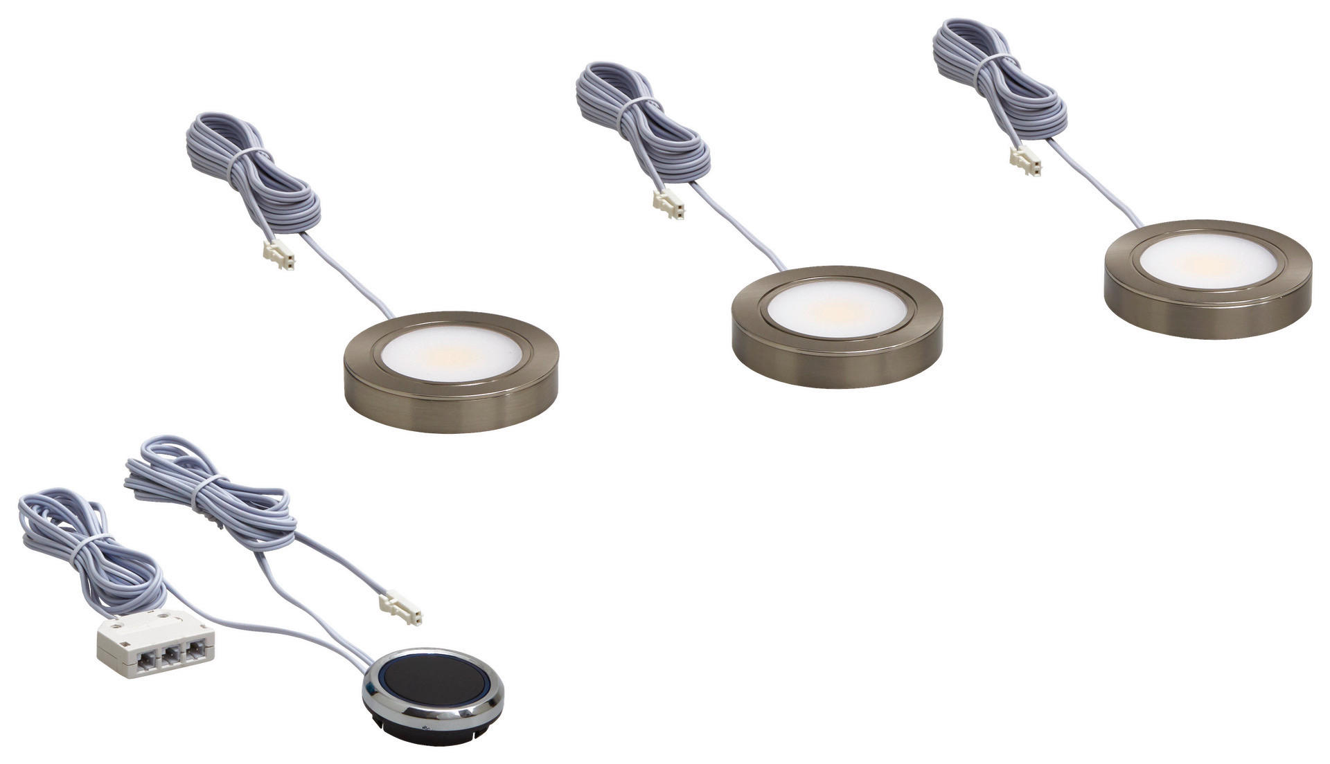 HÖLSCHER LED-Leuchten 308913 Edelstahl Kunststoff S/D: ca. 0,6x12,5 cm 308913 - weiß (12,50cm) - Hölscher