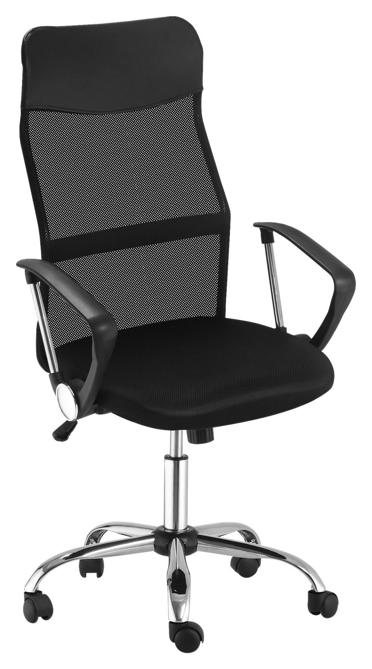 Drehstuhl A2-0093 schwarz A2-0093 - schwarz (63,00/109,00/65,00cm) - HOMCOM