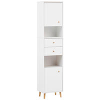 Hochschrank Bjarne weiß matt B/H/T: ca. 40,3x180,6x33,05 cm Bjarne - weiß (40,30/180,60/33,05cm) - Schildmeyer