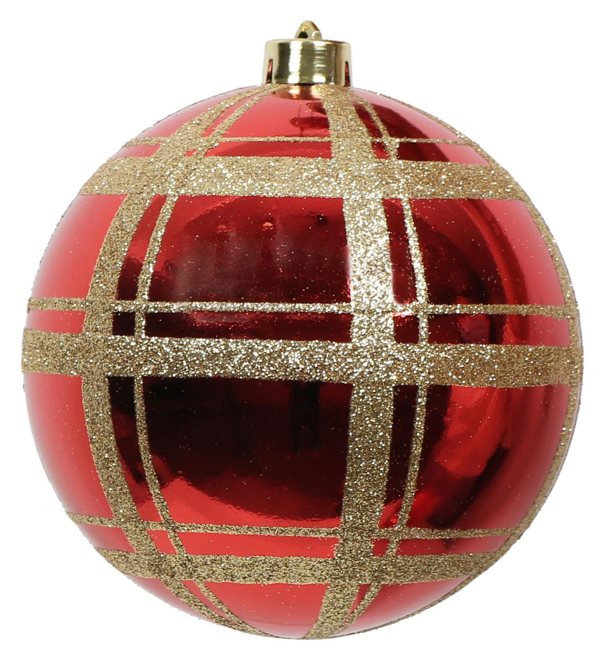 POCOline Weihnachtskugelset rot B/H/L: ca. 15x15x15 cm Weihnachtskugelset_3tlg. - gold/rot (15,00/15,00/15,00cm) - POCOline